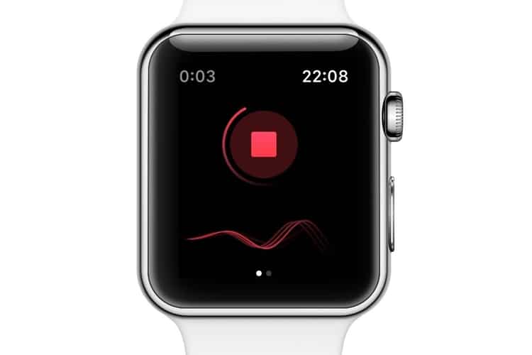 sync just press record with apple watch