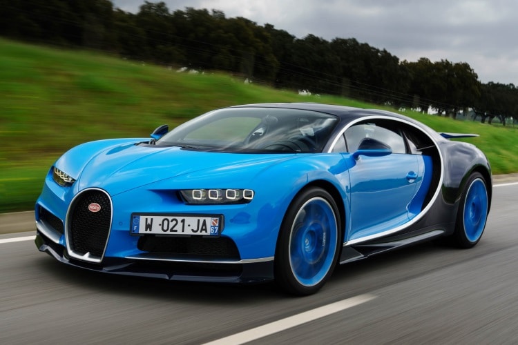 famus bugatti chiron 