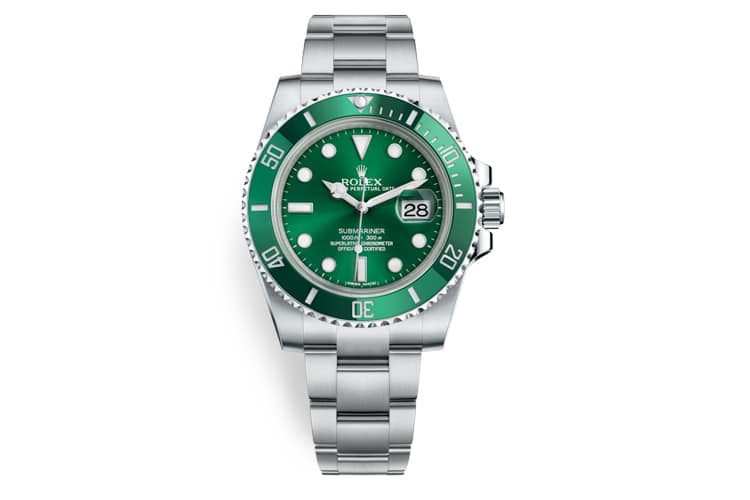 rolex hulk watch green color