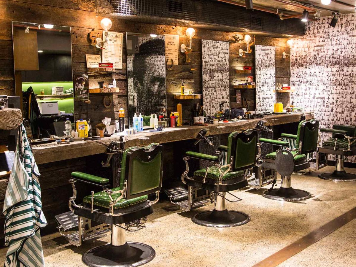 Inside ManCave Barbershop who stocks 1922 by JM Keune