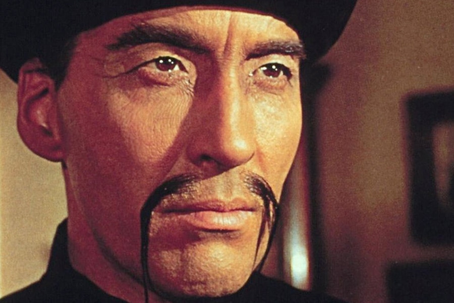 The Fu-Manchu beard style