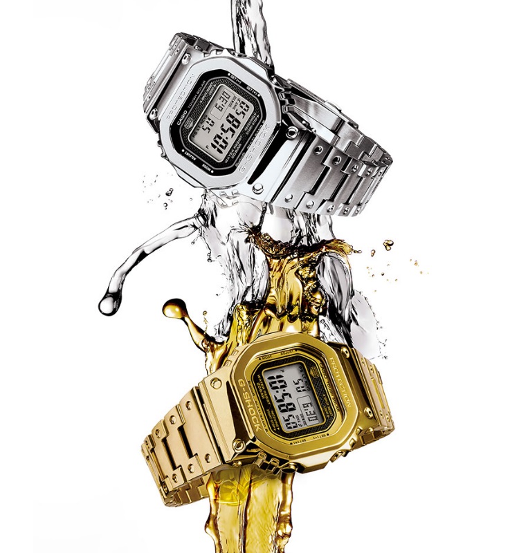GMWB5000D-1 in silver and a limited edition GMW5000TFG-9 in gold