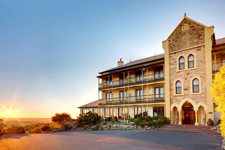 exterior of stables spa old mansion