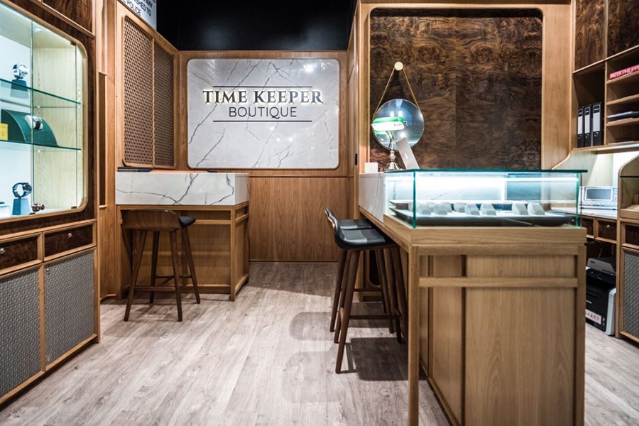 timekeepr boutique watch store interior