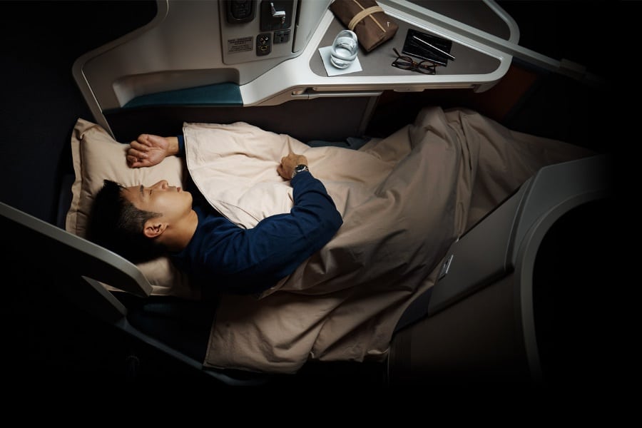 cathay pacific a330 business class review