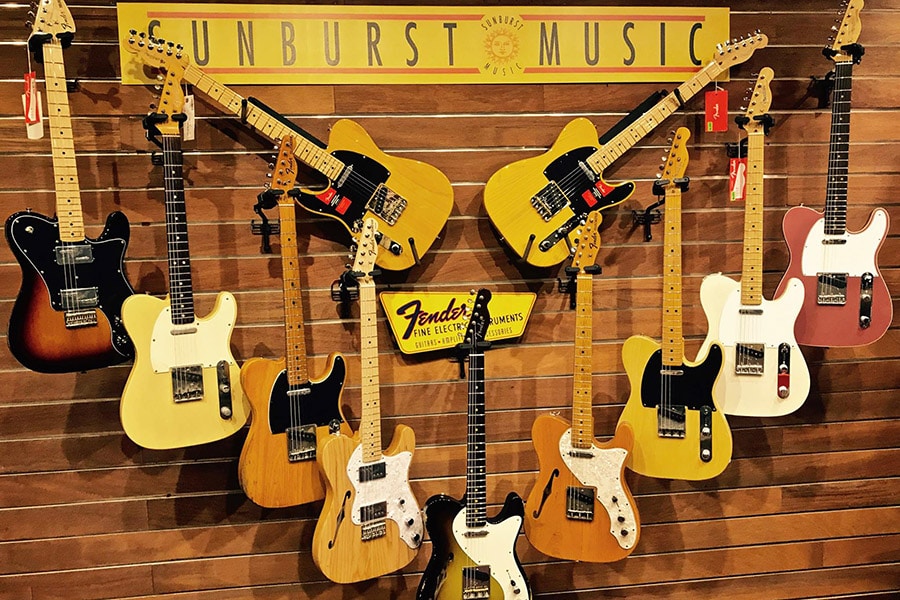 sunburst music guitars