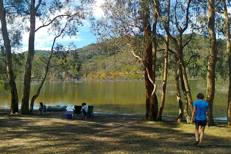 fraser camping area lake eildon national park
