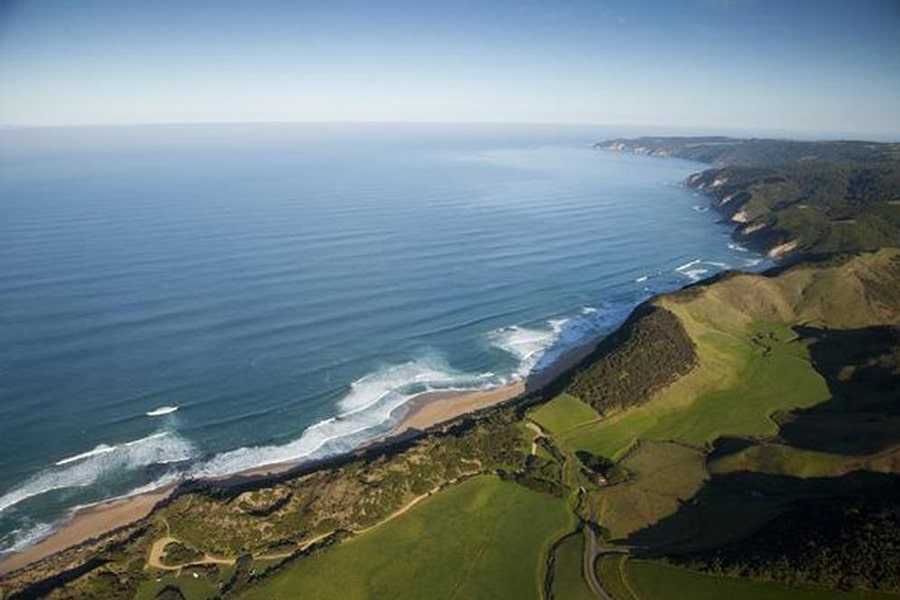 johanna beach aerial view