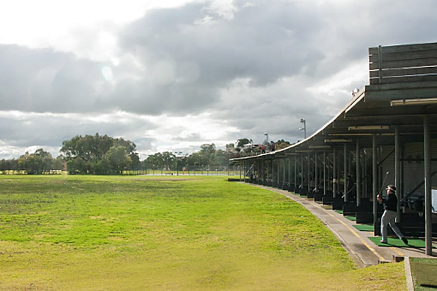 miles of golf driving range