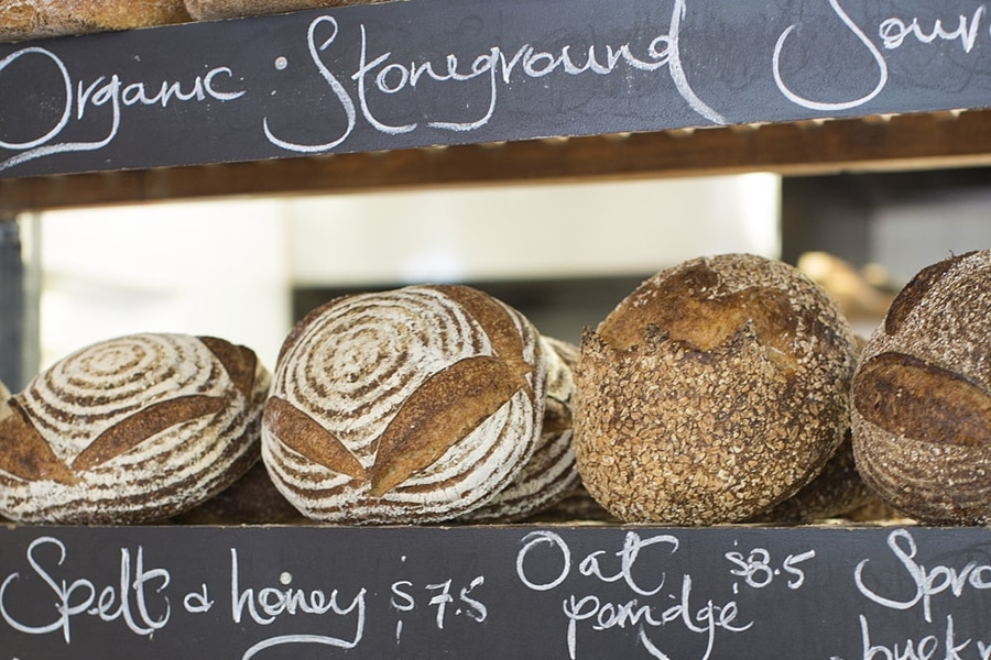 tivoli bread on rack