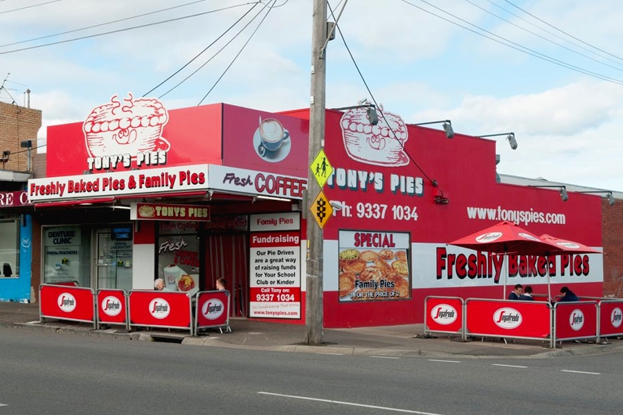 tony's pies facade