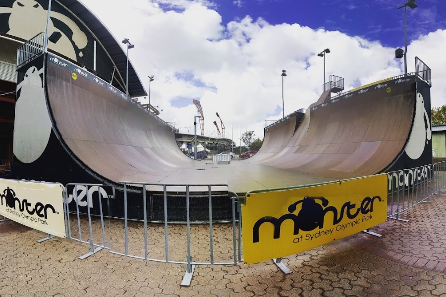 monster skatepark at sydney olympic park