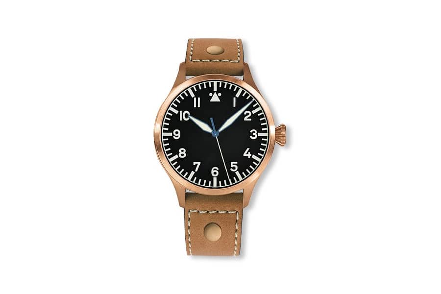 archimede pilot 42 bronze automatic