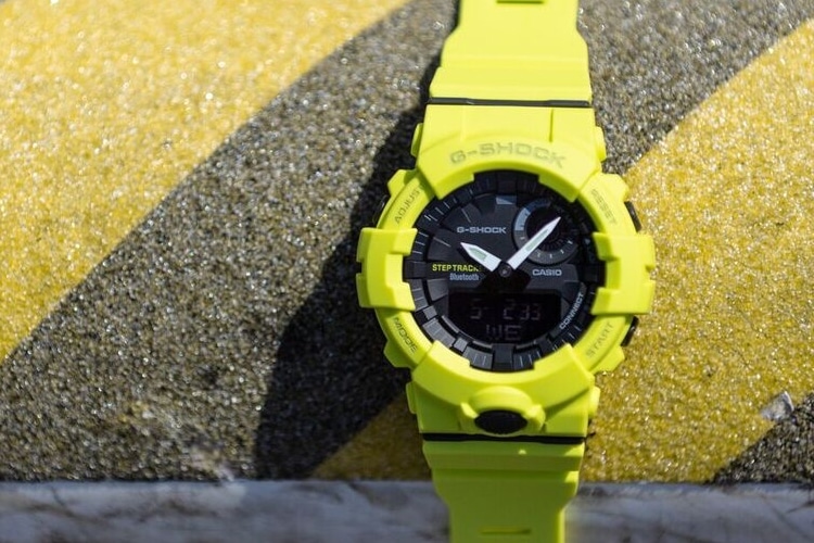 G shock gba 800 yellow sale