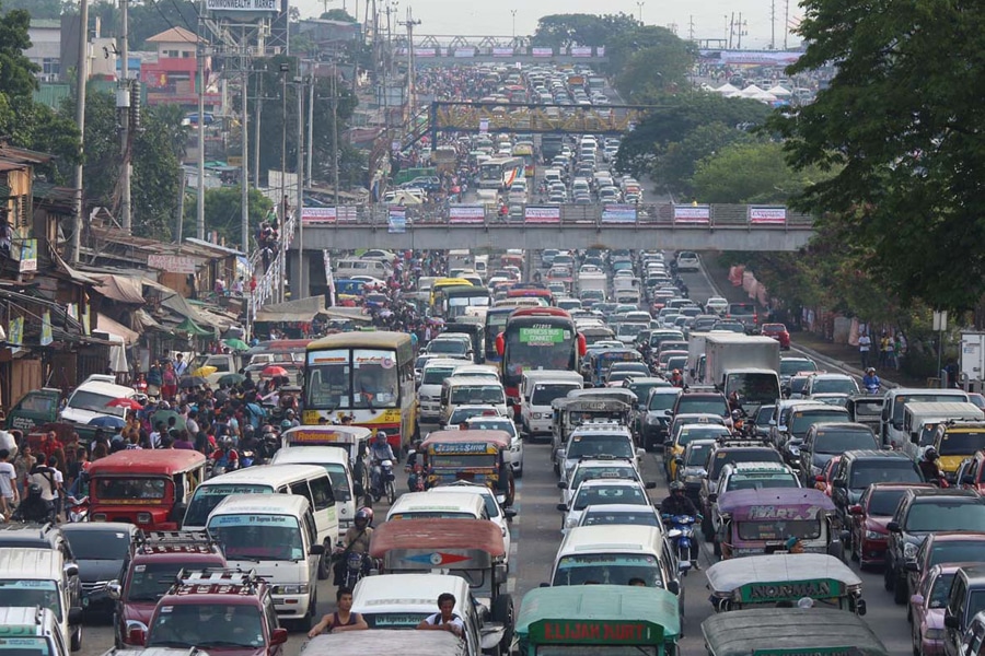 traffic in manila