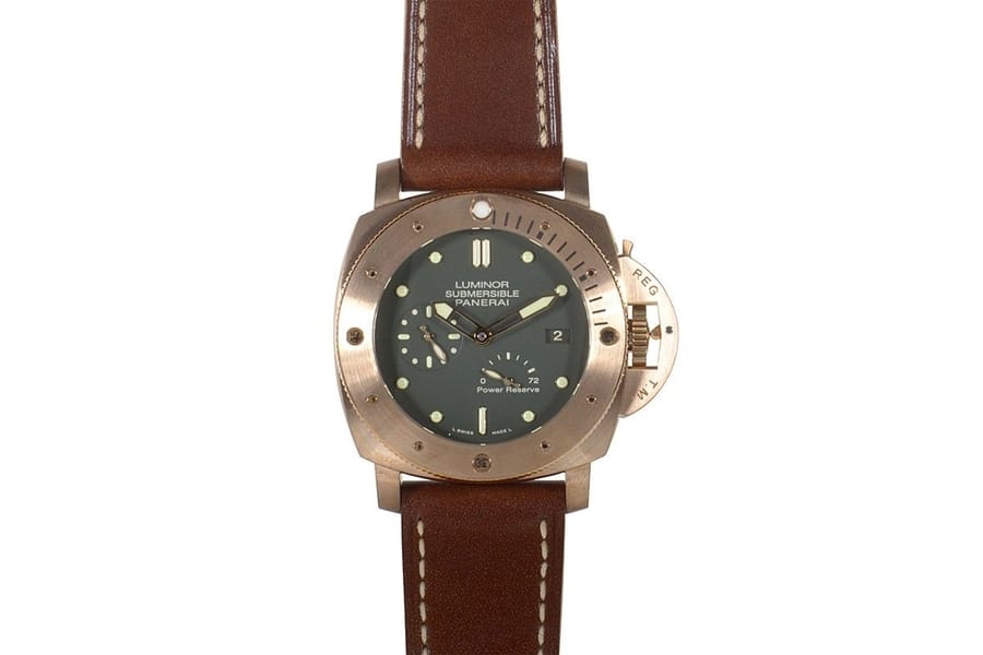 panerai luminor power reserve bronzo