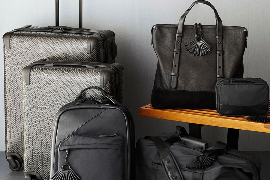 tumi travel suitcase