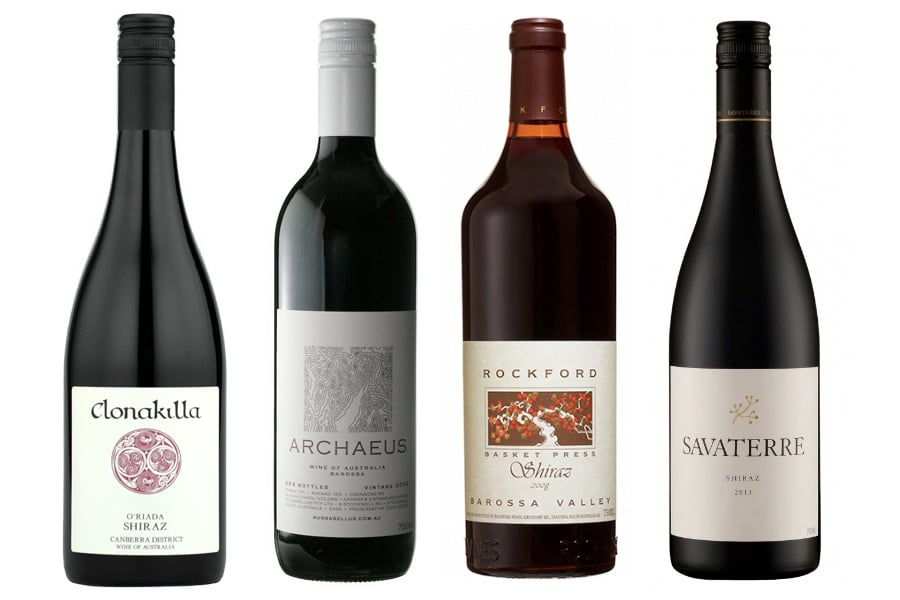 four best australian shiraz red wines