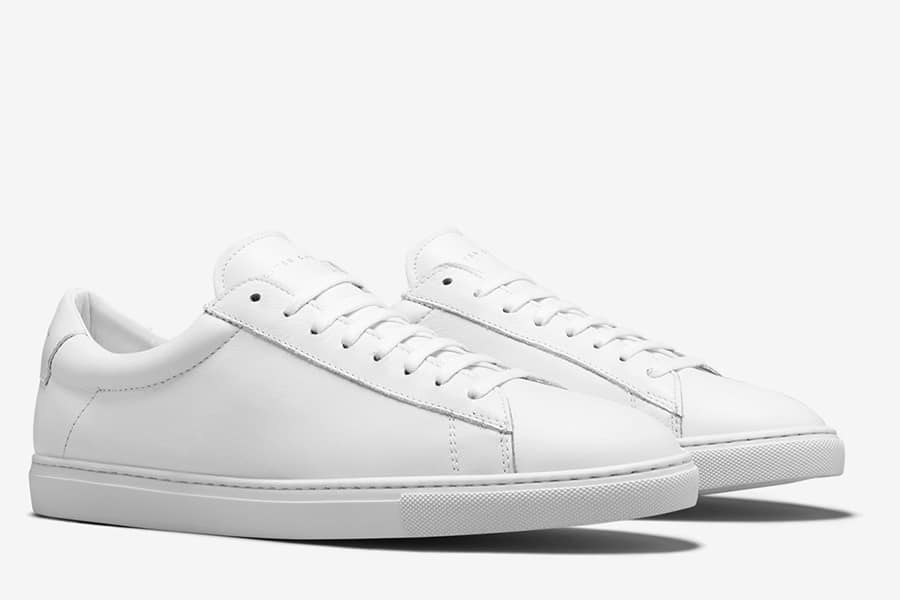 minimalist white sneaker