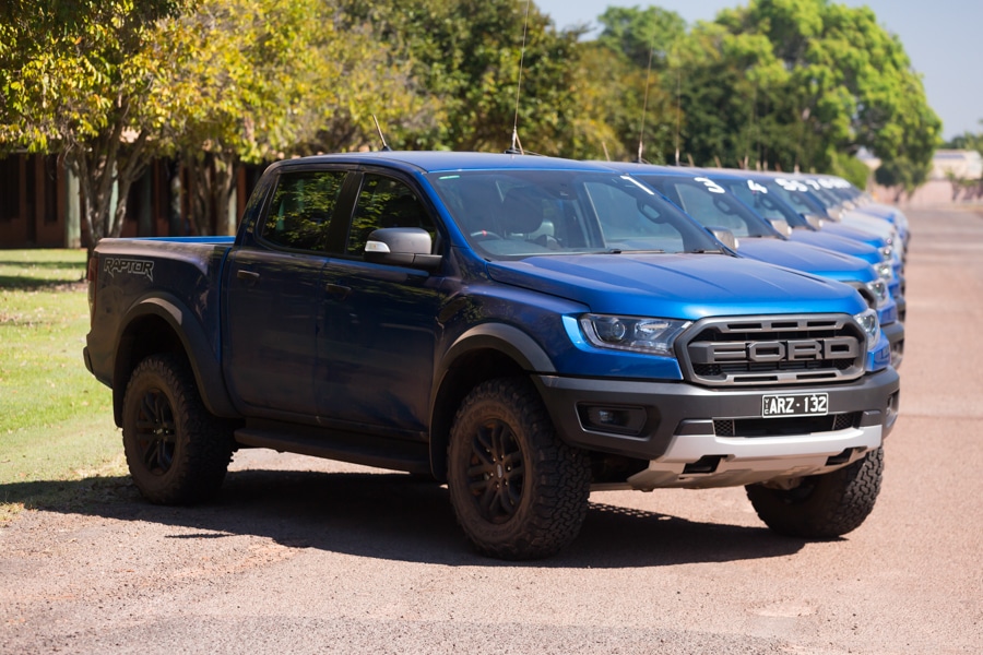 ford ranger raptor angle