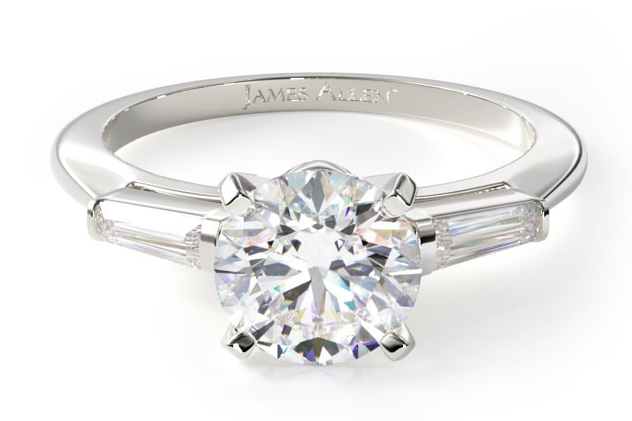 james allen a white color ring