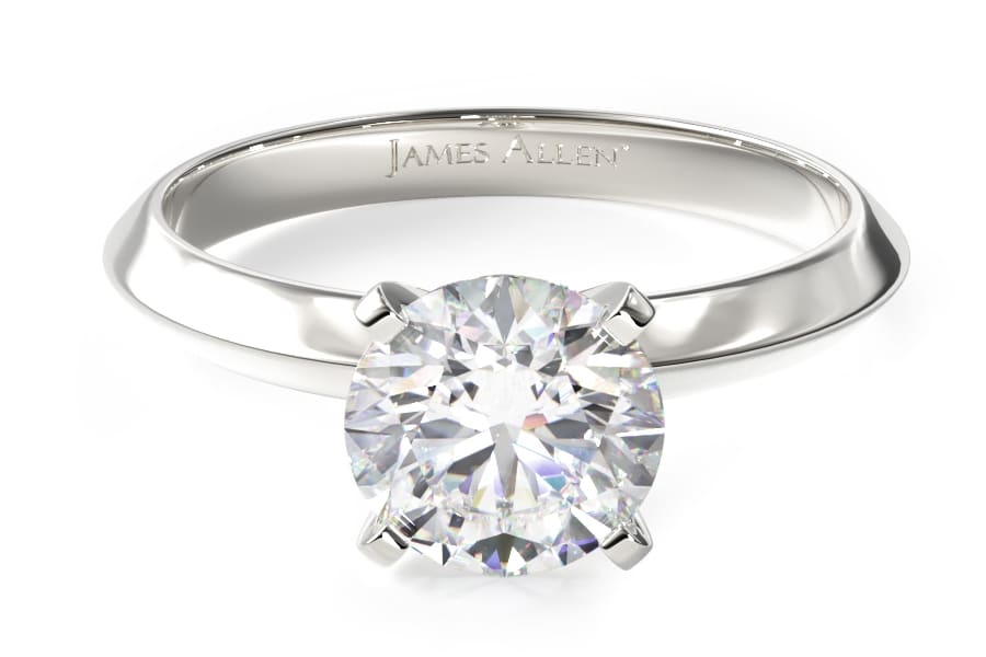 james allen diamond engagement ring silver