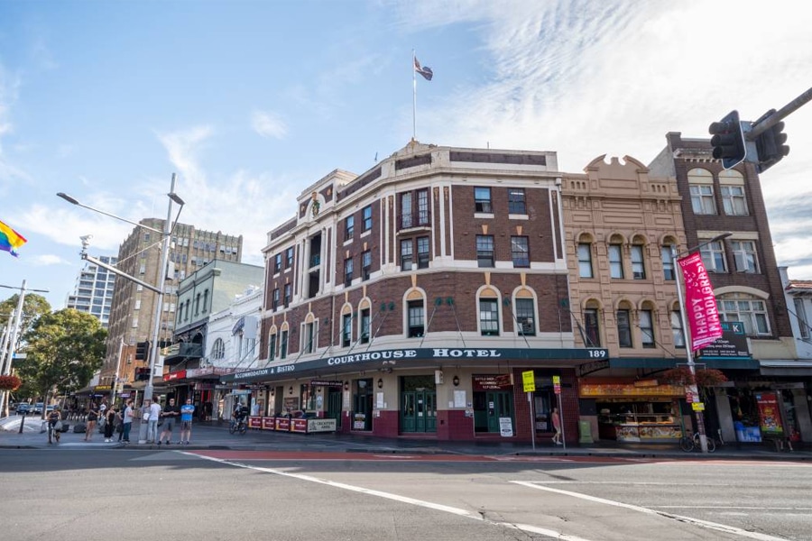 courthouse hotel facade