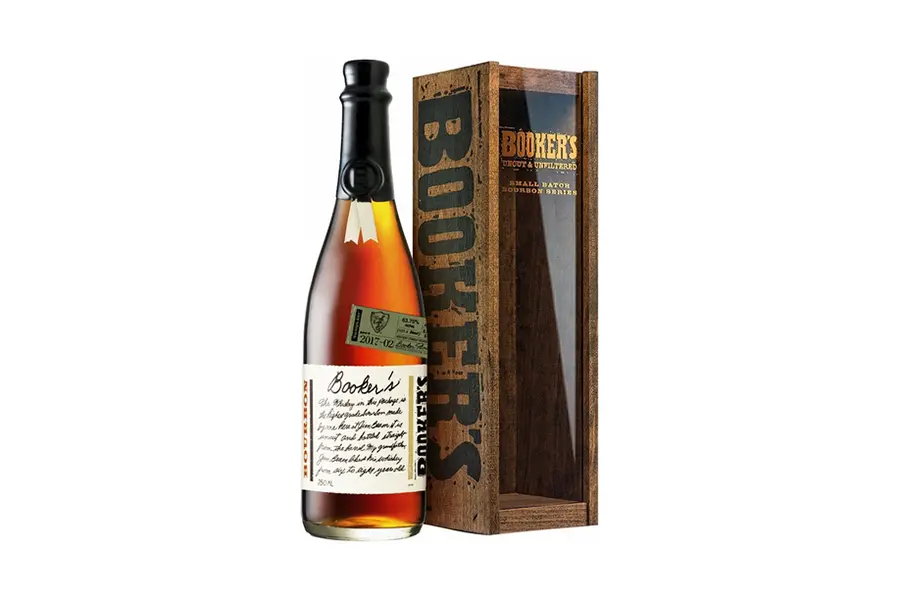 booker bourbon whiskey bottle