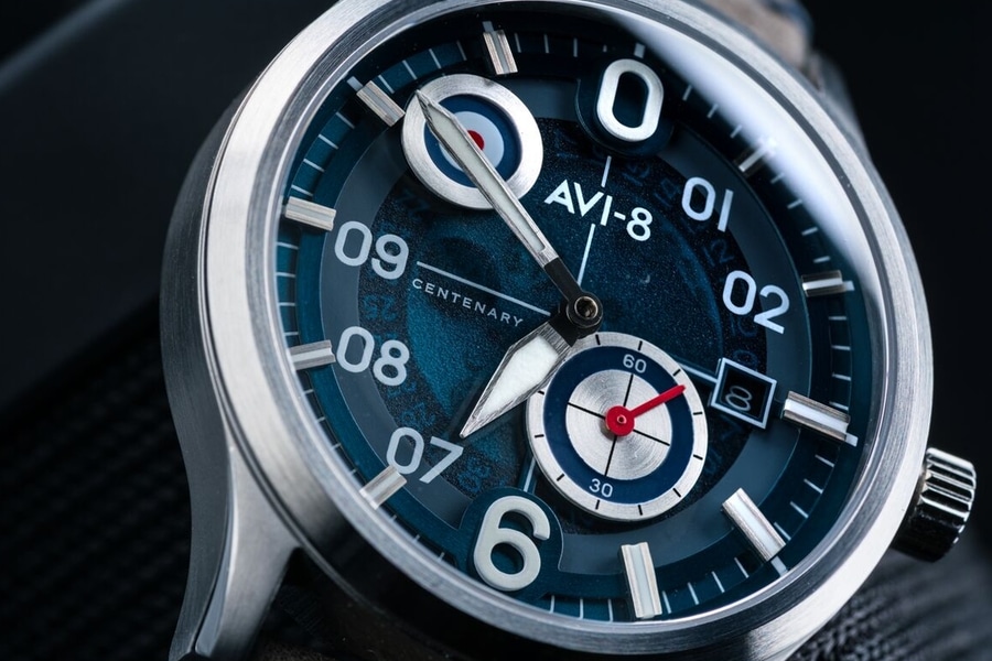 avi 8 centenary flyboy watch dials