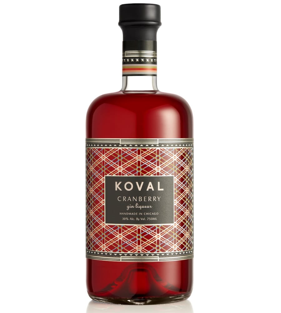 koval cranberry gin liqueur bottle