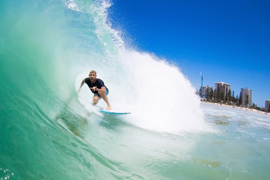 coast surfing