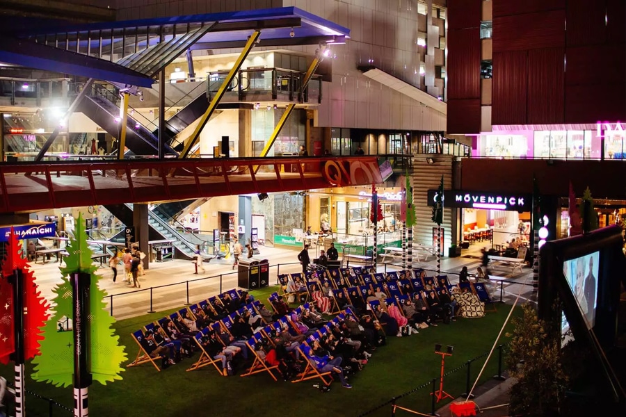 qv cinema at night