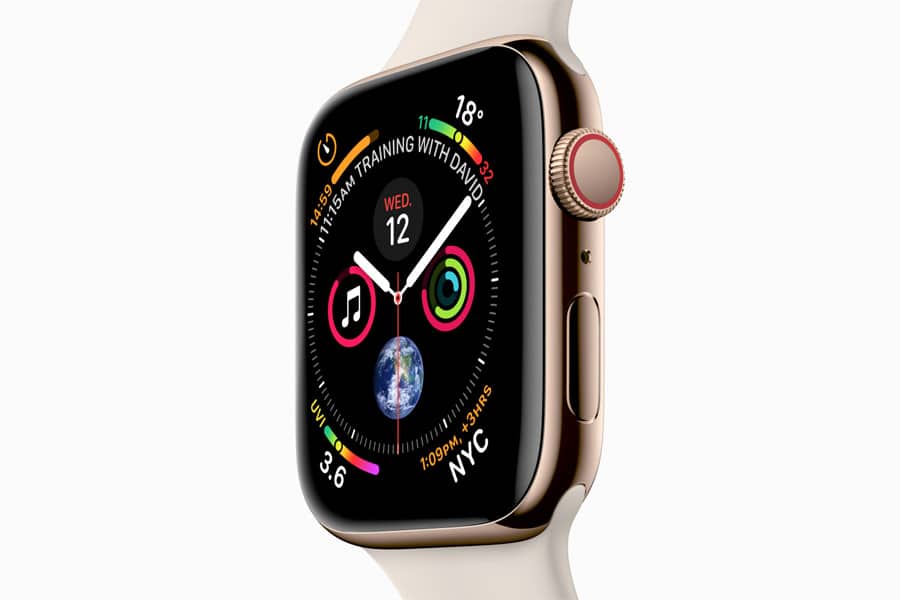 apple watch series 4 home screen