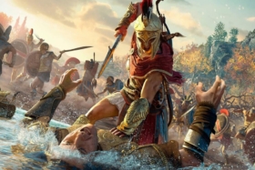 assassin creed warrior attacking