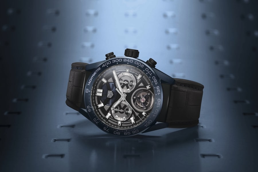 tag heuer carrera tête de vipère chronograph tourbillon