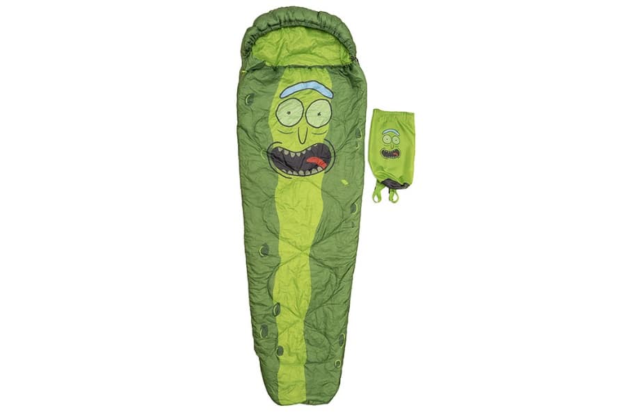 rick and morty pickle rick sleeping bag