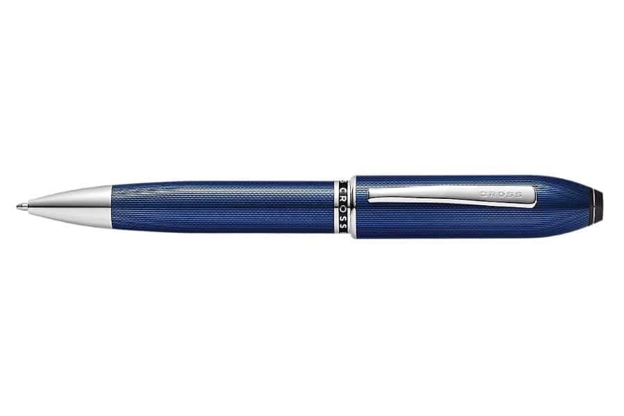 peerless trackr quartz blue ballpoint pen
