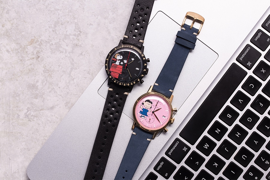 undone x peanuts two watches