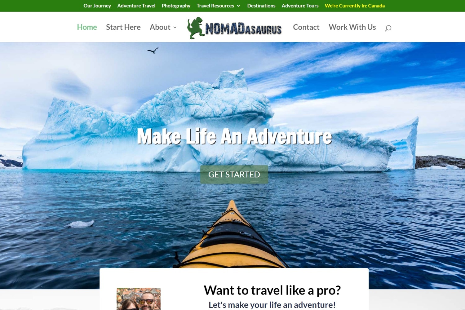 nomadasaurus make life an adventure