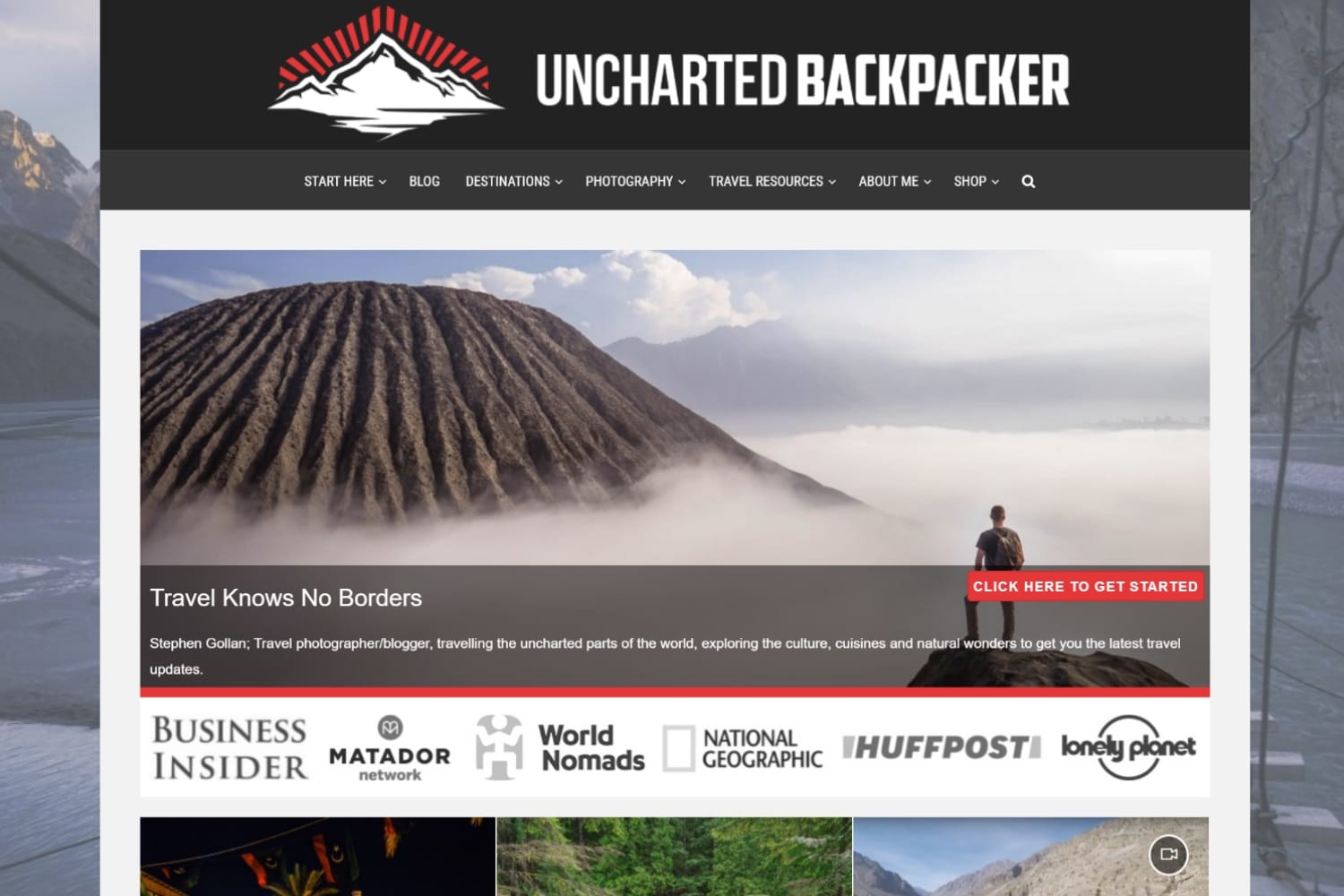 uncharted backpacker