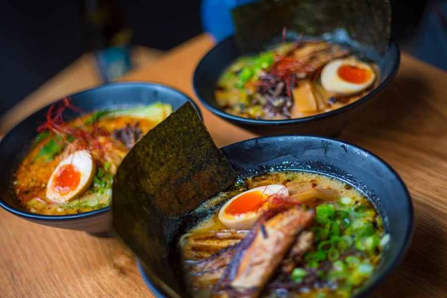 yuko ono 3 ramen bowls