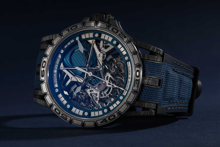 roger dubuis excalibur aventador s blue edition