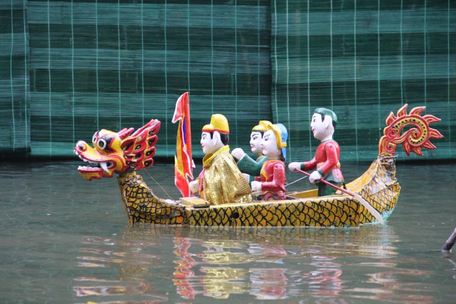 lotus water puppets vietnam