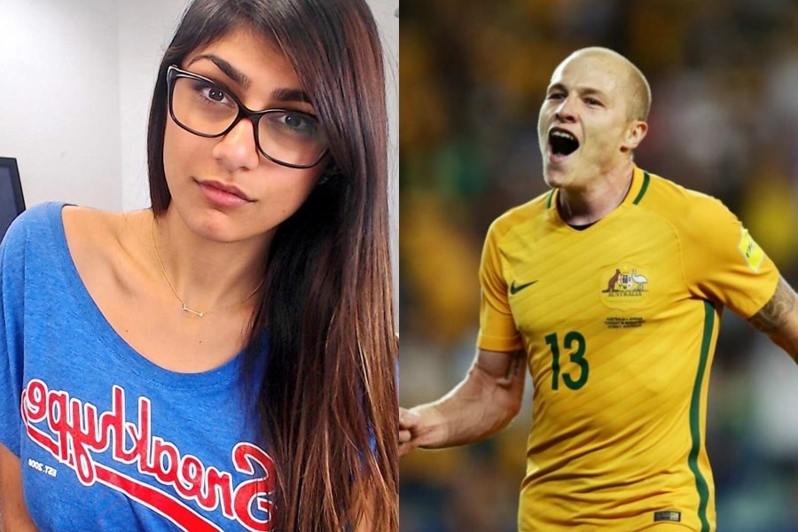 Mia Khalifa Hard Sex - Mia Khalifa Confesses She's a Huge Admirer of Aussie Footballer Aaron Mooy  | Man of Many