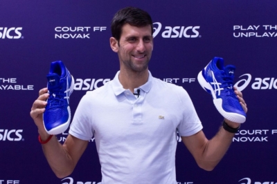 Novak Djokovic Unveils Signature ASICS Tennis Shoe in Melbourne | Man ...