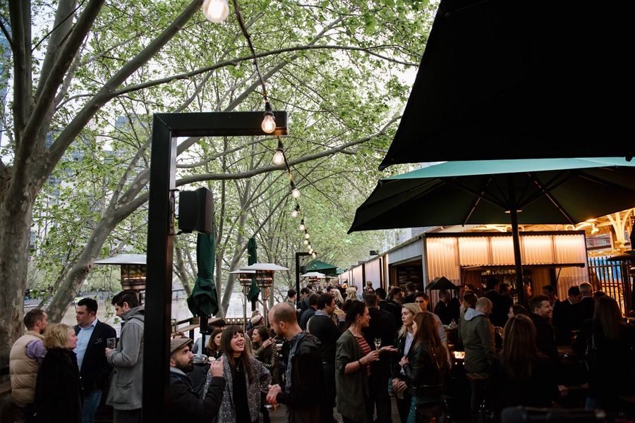 Crowd at Arbory Bar and Eatery