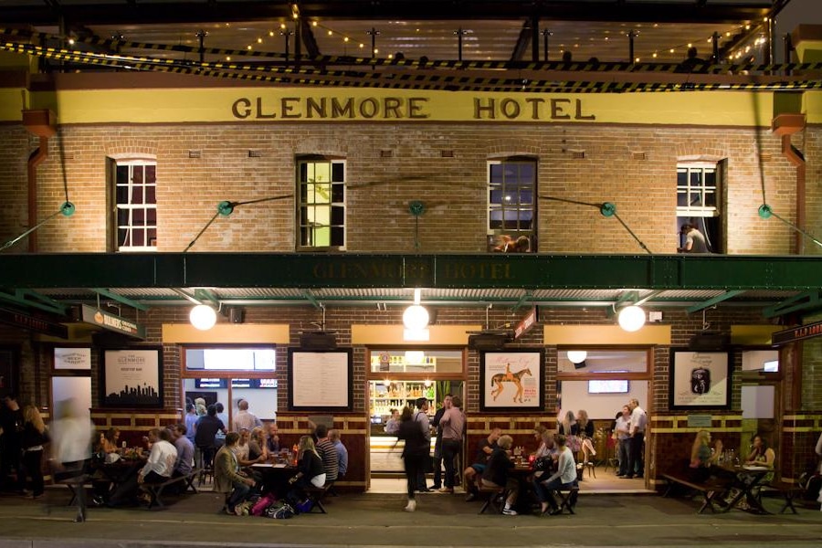 glenmore hotel facade