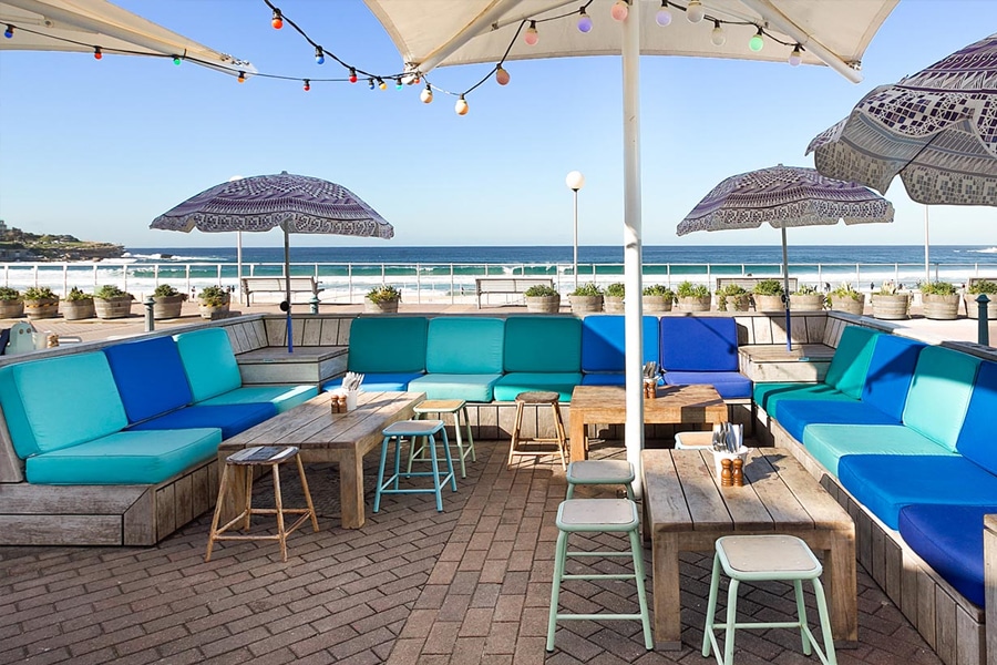 The Bucketlist outdoor dining area