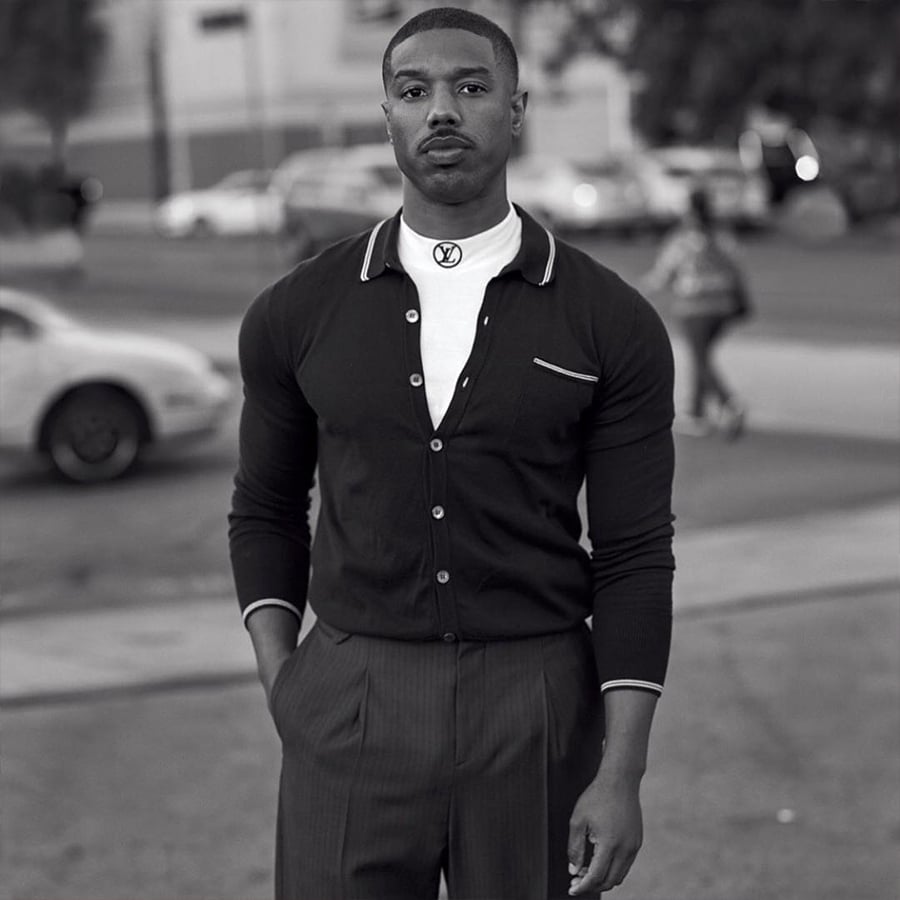 We Should All Rock Standout Knitwear Like Michael B. Jordan