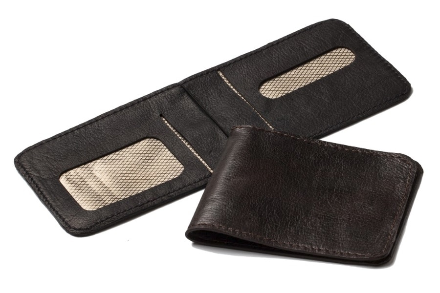airo stealth wallet leather